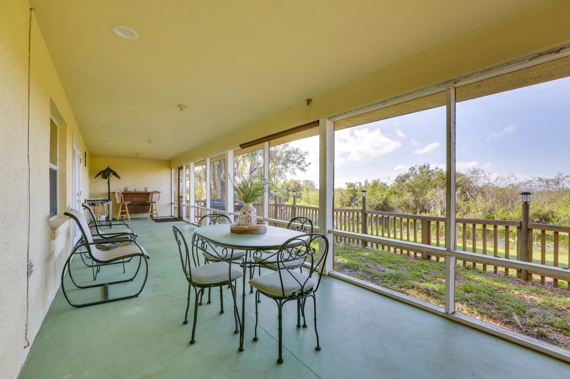Lush Lorida Home On Lake Istokpoga Sebring Kültér fotó