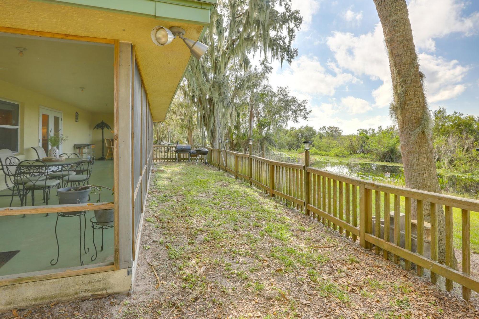 Lush Lorida Home On Lake Istokpoga Sebring Kültér fotó